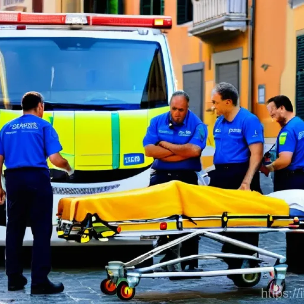 응급구조사와 공공 안전 시스템 - **Prompt 1: Italian 118 Paramedics in Action**
A highly detailed, realistic photo of Italian 118...