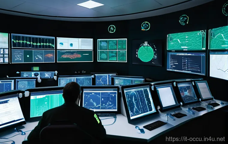 응급구조사와 장비 최신 기술 - **Prompt:** A state-of-the-art, high-tech 118 (Italian emergency number) control room. The scene sho...