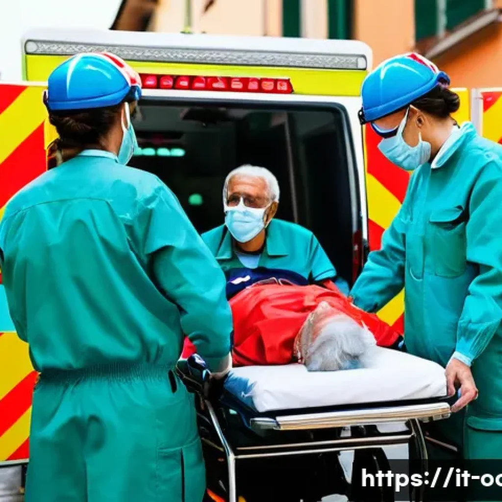 응급구조사와 고위험 환자 관리 - **Prompt 1: Italian 118 Paramedics in Action**
    "A team of highly skilled and focused Italian 118...