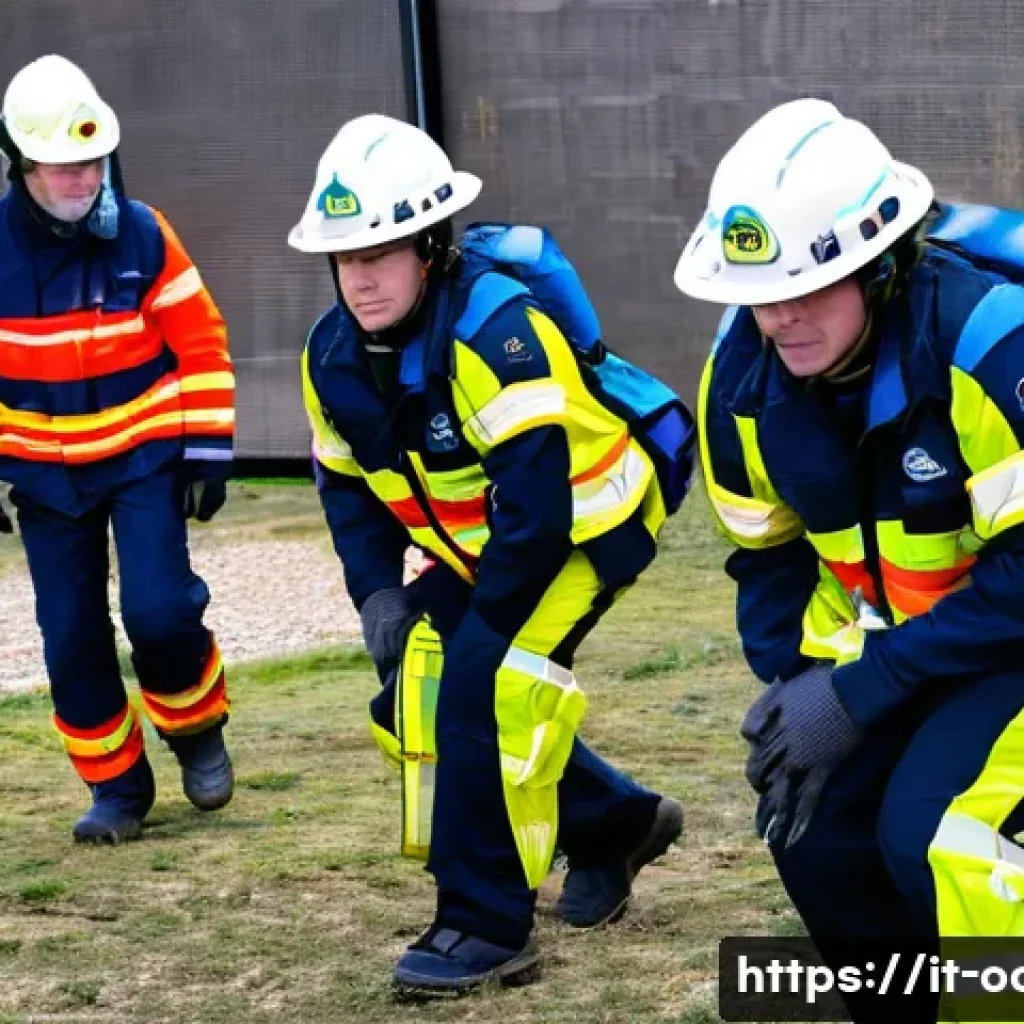 응급구조사 안전교육 - **Prompt 1: Resilient Rescuers in Advanced Training**
"A group of diverse, professional first re...